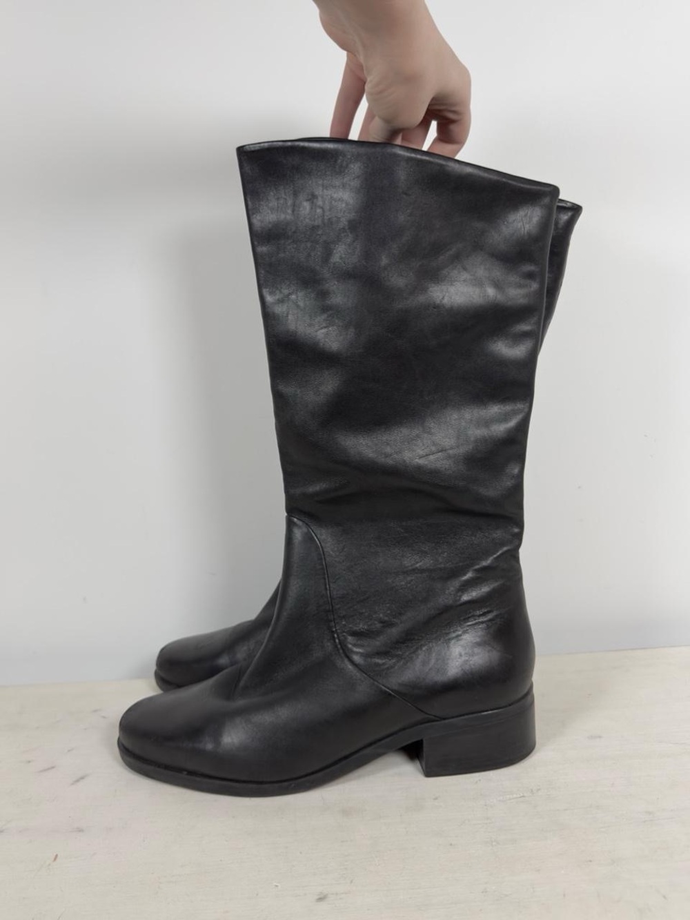 Knee High Leather Boots